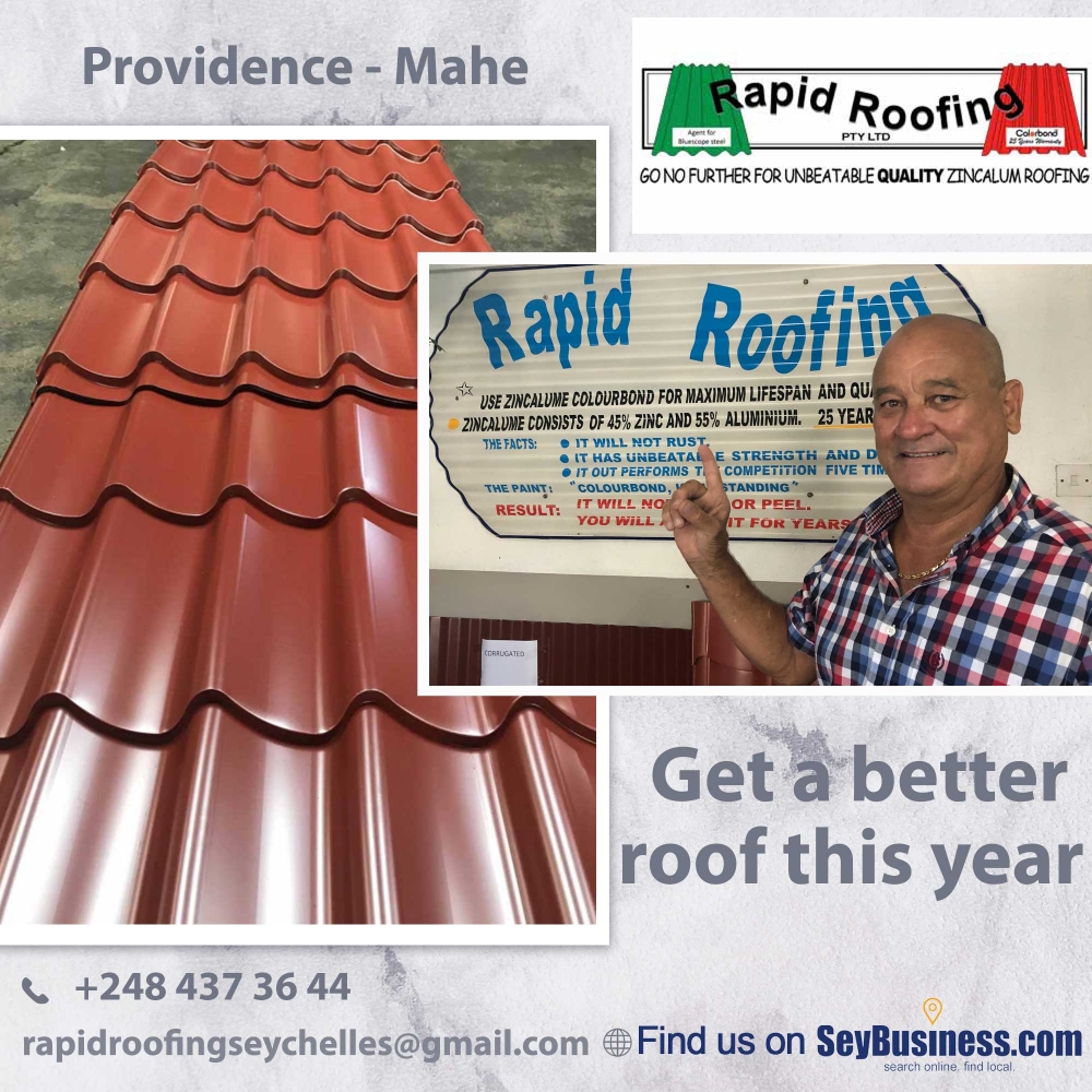 Get a better roof this year! Rapid Roofing manufactures roofing sheets
