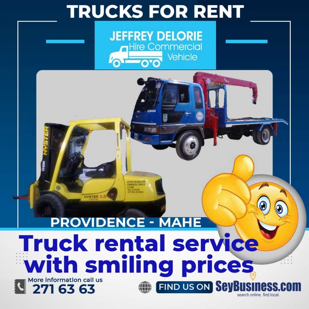 TRUCKS FOR RENT. Truck rental service with smiling prices! Contact us